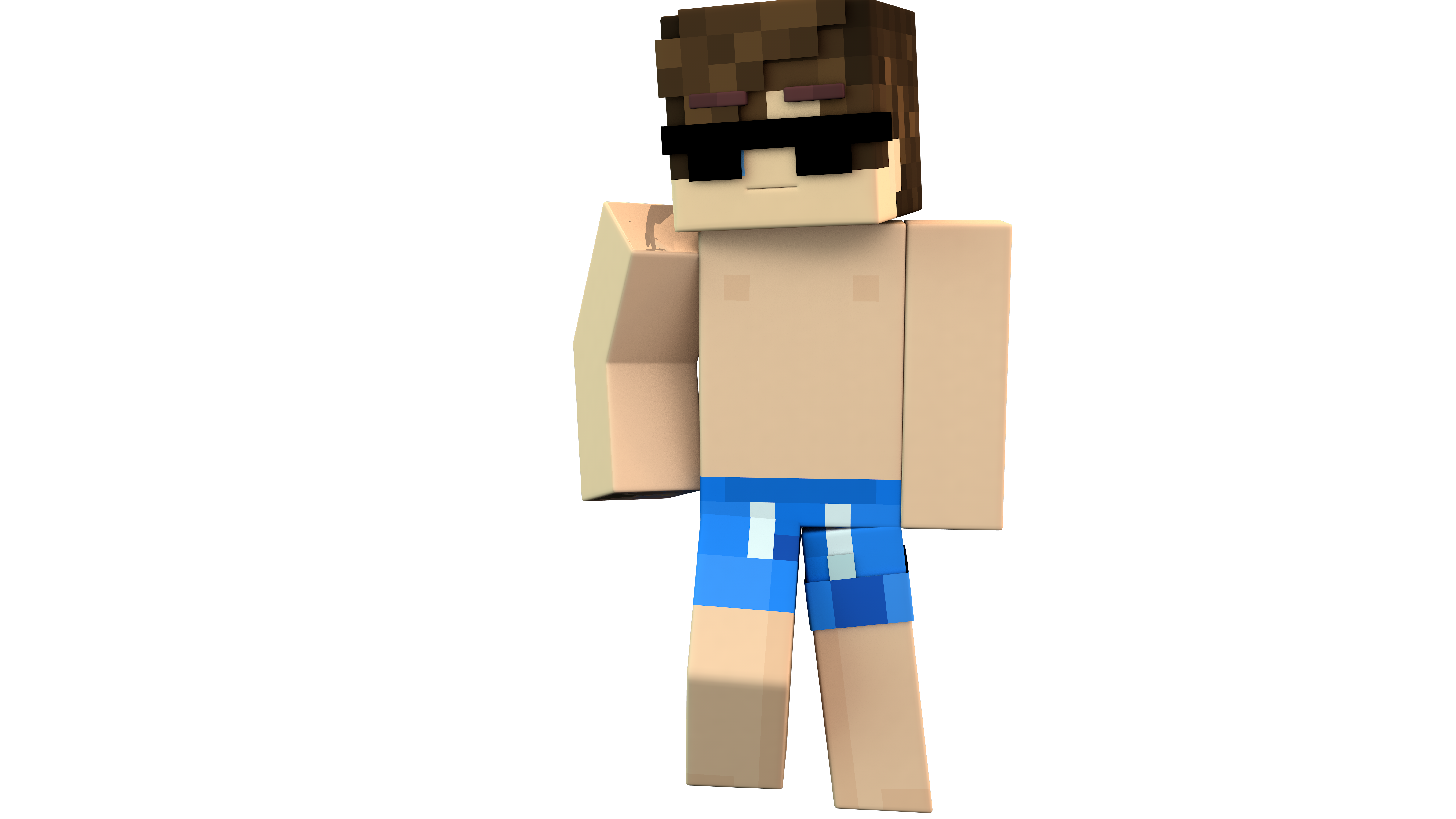 Minecraft person